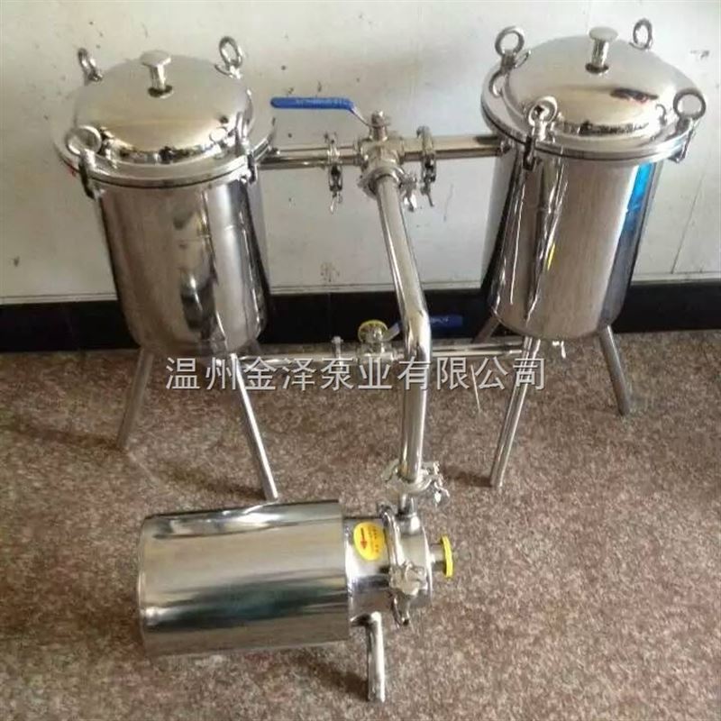 不锈钢桶式双联过滤器